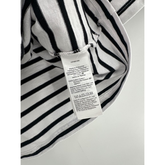 Madewell Everyday Boxy Crop Tee in Stripe Medium - Picture 5 of 8